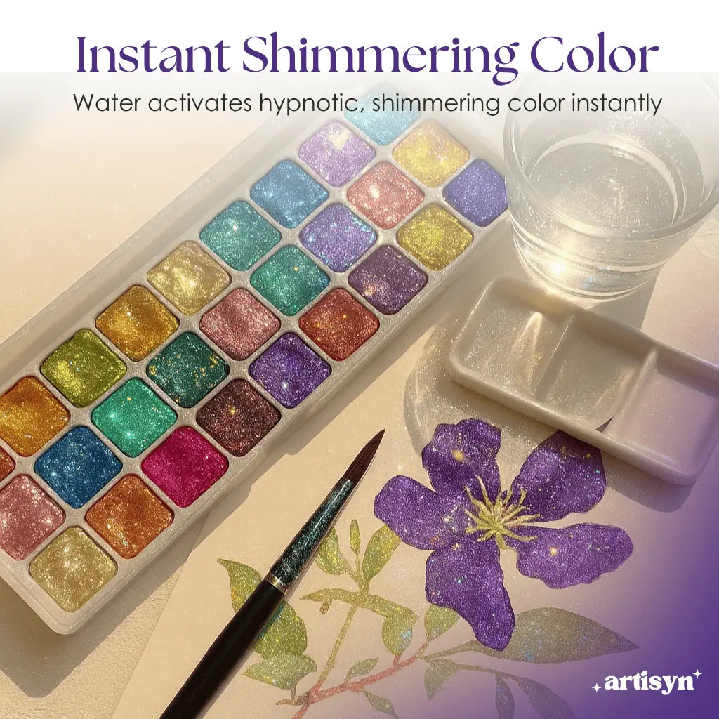 VividMist™ Watercolor Set | Ignite Your Art with Stunning, Hypnotic ...